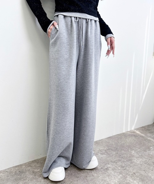 INGNI(イング)の「メタルビジュー飛ばしスウェットパンツ(その他パンツ・レディース・グレー/ライトピンク/ブラック・FREE)」の19枚目の写真