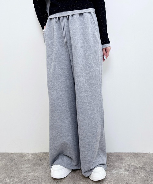 INGNI(イング)の「メタルビジュー飛ばしスウェットパンツ(その他パンツ・レディース・グレー/ライトピンク/ブラック・FREE)」の20枚目の写真