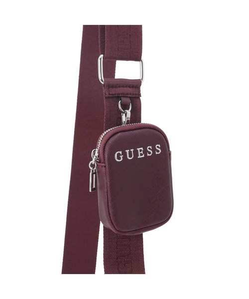 Guess(ゲス)の「FIORA Mini Bag ショルダーバッグ(ショルダーバッグ・レディース・プラム/ブラック・ONE SIZE)」の6枚目の写真