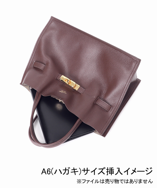 Spick & Span(スピックアンドスパン)の「《新色有り / 追加》VIOLAd’ORO イタリアンWフェイスレザートートバッグM(トートバッグ・レディース・ブラウン・FREE)」の17枚目の写真