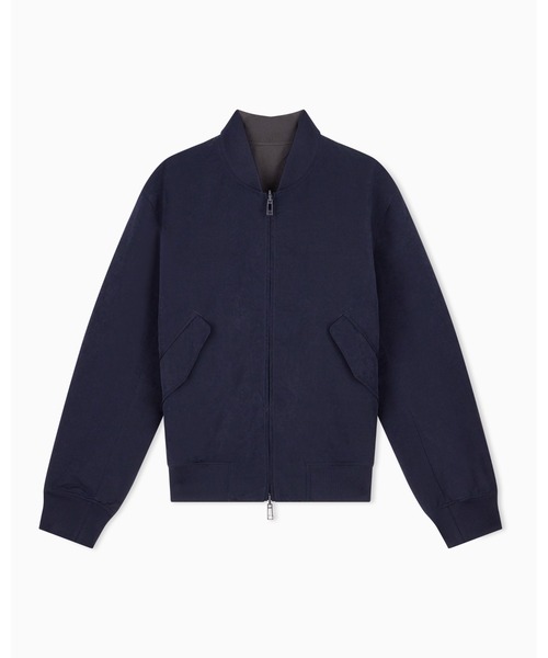 ARMANI EXCHANGE（アルマーニエクスチェンジ）の「【A|X アルマーニ エクスチェンジ】CO リバーシブル ボンバージャケット（ZOZO限定カラー含）（ブルゾン・メンズ・チャコールグレー/ダークネイビー・LARGE/SMALL/MEDIUM/X-SMALL/X-LARGE）」の6枚目の写真