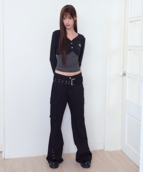 THE GREEN LAB（ザグリーンラボ）の「ST                 [メランジ グレー]（Tシャツ/カットソー・レディース・その他・FREE）」の20枚目の写真