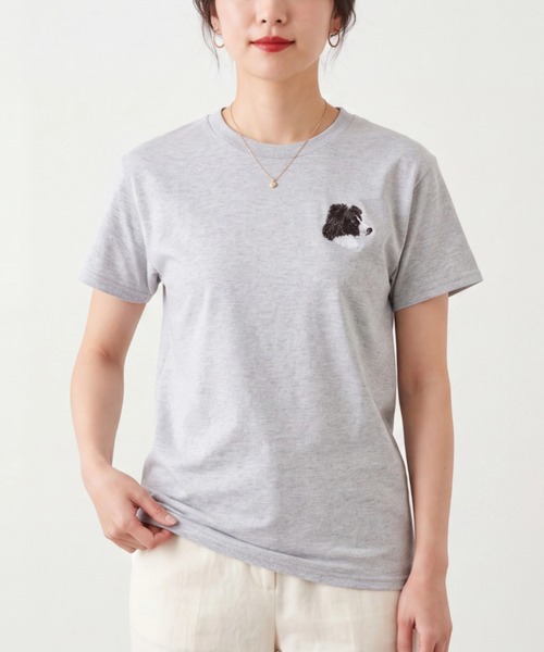 INNOCENT(イノセント)の「【T24】DOG EMBROIDERY TEE SS-2000(Tシャツ/カットソー・レディース・その他7/その他12/その他9/その他2/その他5/その他10/その他11/その他4/その他8/その他6/その他1/その他3・X-LARGE/LARGE/SMALL/MEDIUM)」の5枚目の写真