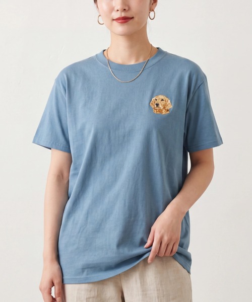 INNOCENT(イノセント)の「【T24】DOG EMBROIDERY TEE SS-2000(Tシャツ/カットソー・レディース・その他7/その他12/その他9/その他2/その他5/その他10/その他11/その他4/その他8/その他6/その他1/その他3・X-LARGE/LARGE/SMALL/MEDIUM)」の7枚目の写真