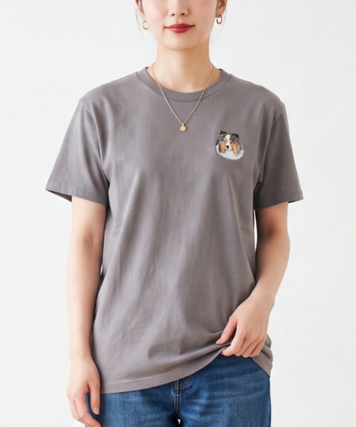 INNOCENT(イノセント)の「【T24】DOG EMBROIDERY TEE SS-2000(Tシャツ/カットソー・レディース・その他7/その他12/その他9/その他2/その他5/その他10/その他11/その他4/その他8/その他6/その他1/その他3・X-LARGE/LARGE/SMALL/MEDIUM)」の9枚目の写真