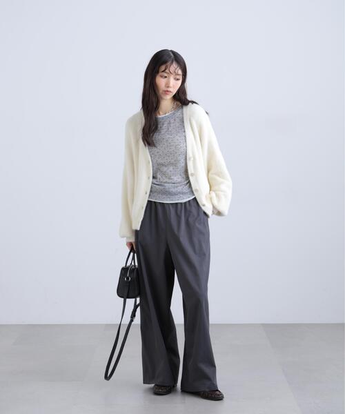 FREE'S MART(フリーズマート)の「◆シアーテレコレイヤード風カットソー(Tシャツ/カットソー・レディース・ホワイト系その他2/ホワイト/グレー系その他/ブラウン/グレー/ホワイト系その他・FREE)」の14枚目の写真