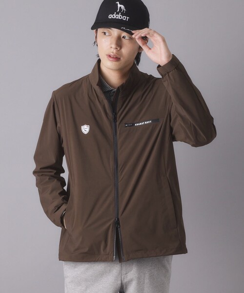 adabat(アダバット)の「【ADABAT NAVY】タフタスタンドジップブルゾン(ブルゾン・メンズ・ブラック/ブラウン系その他・48/46/50)」の9枚目の写真