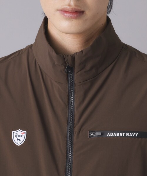 adabat(アダバット)の「【ADABAT NAVY】タフタスタンドジップブルゾン(ブルゾン・メンズ・ブラック/ブラウン系その他・48/46/50)」の16枚目の写真
