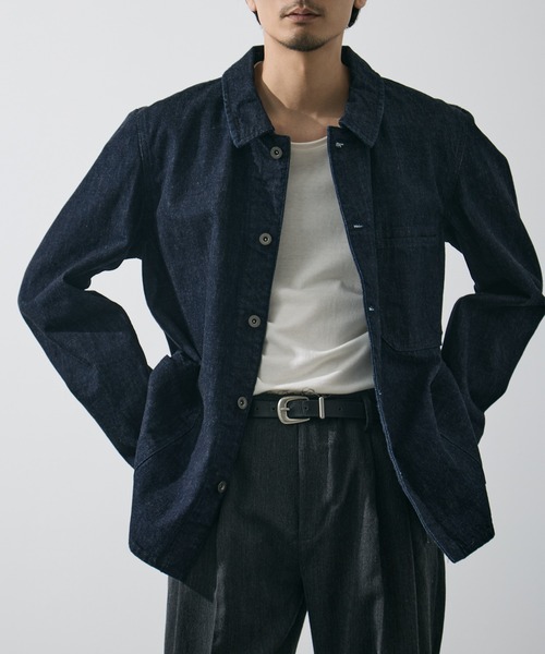 ISSUETHINGS(イシューシングス)の「【ISSUETHINGS/イシューシングス】TYPE129 (PATCHED)(カバーオール・メンズ・ダークインディゴブルー・3/2)」の3枚目の写真