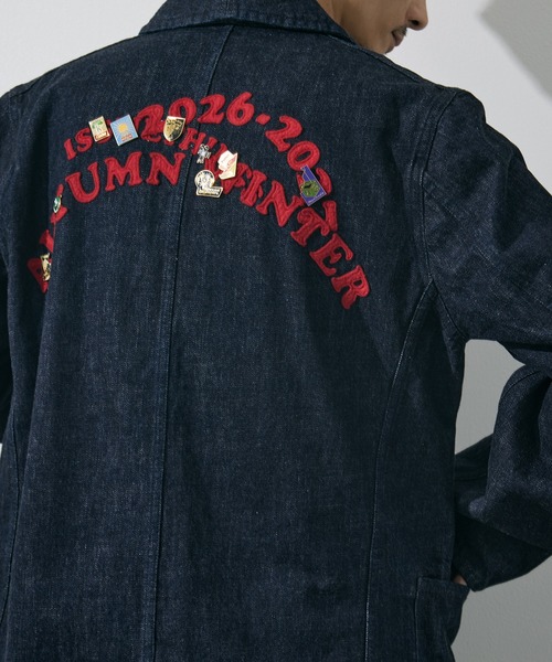 ISSUETHINGS(イシューシングス)の「【ISSUETHINGS/イシューシングス】TYPE129 (PATCHED)(カバーオール・メンズ・ダークインディゴブルー・3/2)」の6枚目の写真