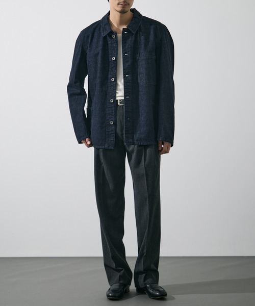 ISSUETHINGS(イシューシングス)の「【ISSUETHINGS/イシューシングス】TYPE129 (PATCHED)(カバーオール・メンズ・ダークインディゴブルー・3/2)」の7枚目の写真