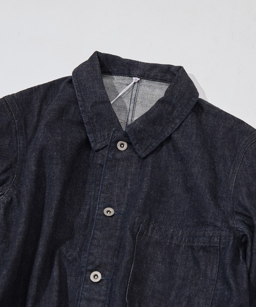 ISSUETHINGS(イシューシングス)の「【ISSUETHINGS/イシューシングス】TYPE129 (PATCHED)(カバーオール・メンズ・ダークインディゴブルー・3/2)」の10枚目の写真