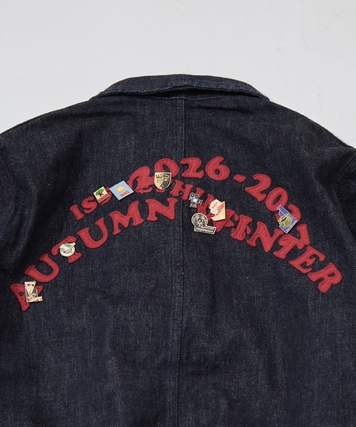 ISSUETHINGS(イシューシングス)の「【ISSUETHINGS/イシューシングス】TYPE129 (PATCHED)(カバーオール・メンズ・ダークインディゴブルー・3/2)」の13枚目の写真
