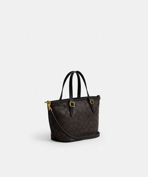 COACH(コーチ)の「タクシー トート バッグ 21・シグネチャー キャンバス(ショルダーバッグ・レディース・ブラック系その他・ONE)」の7枚目の写真