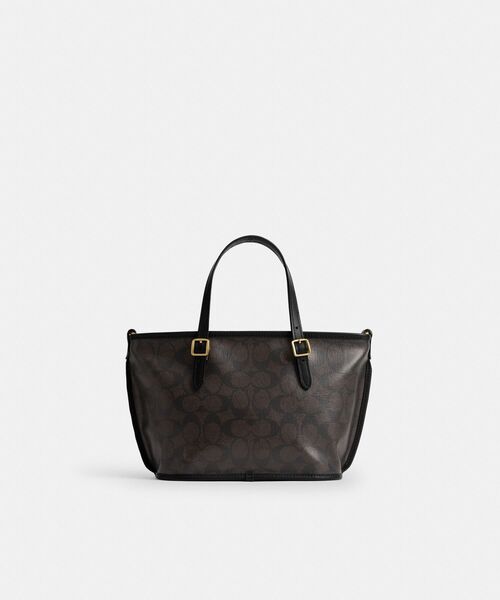 COACH(コーチ)の「タクシー トート バッグ 21・シグネチャー キャンバス(ショルダーバッグ・レディース・ブラック系その他・ONE)」の8枚目の写真