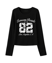 エルエー82スリムフィットロングスリーブ（ブラック）