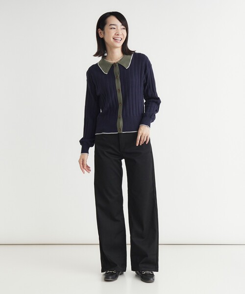 EDWIN(エドウィン)の「EDWIN ハタラクロ ワイド(その他パンツ・レディース・ブラック・06/05/04/03/02)」の5枚目の写真