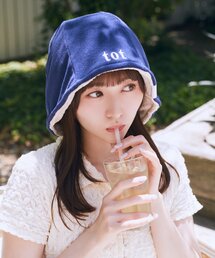 BIRTHDAY BAR（バースデイバー）の「【tot/now】 美容師がつくった 髪とお肌をまもるサウナハット（ハット）」