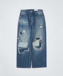 【ADAMPATECK/アダムパテック】repaired trace selvedge washed denim
