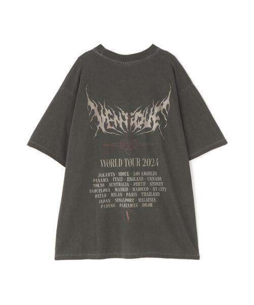 L.H.P（エルエイチピー）の「VENTIQUE/ベンティーク/GRAPHIC T-SHIRTS 1（Tシャツ/カットソー・レディース・チャコールグレー/グレー・F）」の5枚目の写真