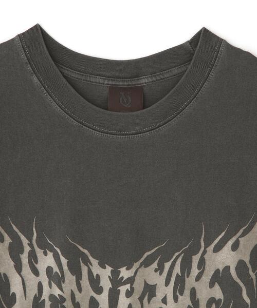 L.H.P（エルエイチピー）の「VENTIQUE/ベンティーク/GRAPHIC T-SHIRTS 1（Tシャツ/カットソー・レディース・チャコールグレー/グレー・F）」の6枚目の写真
