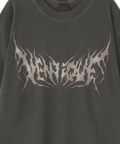 L.H.P（エルエイチピー）の「VENTIQUE/ベンティーク/GRAPHIC T-SHIRTS 1（Tシャツ/カットソー・レディース・チャコールグレー/グレー・F）」の7枚目の写真