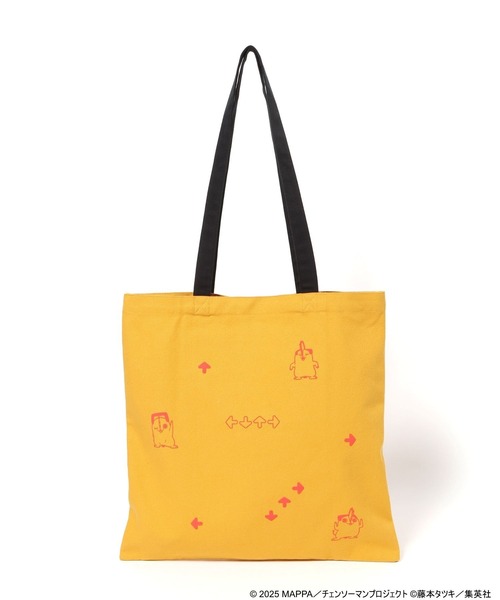 niko and...（ニコアンド）の「【劇場版『チェンソーマン レゼ篇』】コラボ プリントトートBAG（トートバッグ・メンズ・イエロー/ブラック・FREE）」の6枚目の写真