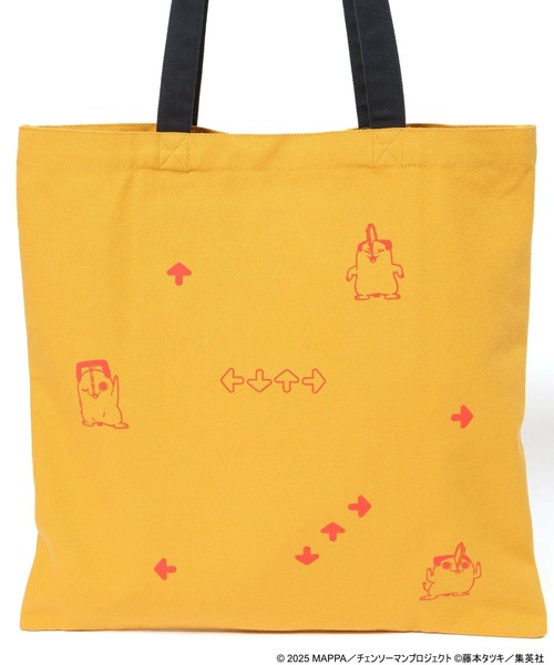 niko and...（ニコアンド）の「【劇場版『チェンソーマン レゼ篇』】コラボ プリントトートBAG（トートバッグ・メンズ・イエロー/ブラック・FREE）」の7枚目の写真