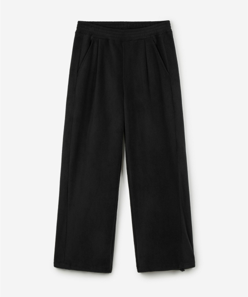 TNGT(ティーエヌジーティー)の「Fleece Wide-Leg Pants (Black) TNPA6F112BK(スウェットパンツ・メンズ・その他・SMALL/MEDIUM/LARGE/X-LARGE/X-SMALL)」の2枚目の写真