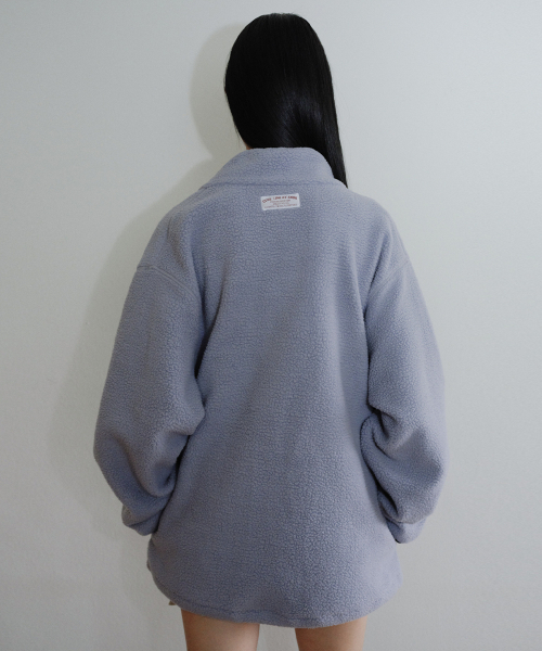EN OR（エンオール）の「[CORE] UTILITY FLEECE ZIP-UP - LIGHT BLUE（その他アウター・レディース・その他・FREE）」の4枚目の写真