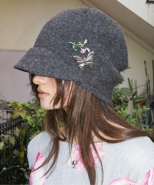 select】peak wool beanie / ピークビーニー（ニットキャップ/ビーニー