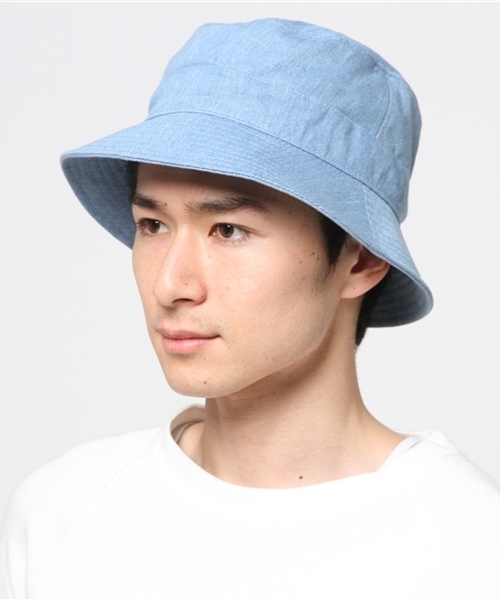 VENCEEXCHANGE（ヴァンスエクスチェンジ）の「デニムバケットハット              （ハット・メンズ・ネイビー/ブルー・FREE）」の3枚目の写真