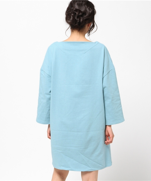 MOUSSY（マウジー）の「COTTON LOOSE PK OP（ワンピース・レディース・ベージュ系その他/ホワイト/ブルー/ライトイエロー・FREE）」の7枚目の写真