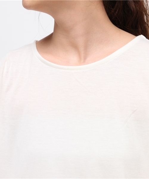 earth music&ecology(アースミュージックアンドエコロジー)の「【2016Summer】バックプリーツプルオーバー(Tシャツ/カットソー・レディース・LT.Gray/アイボリー/ネイビー/ピンク・FREE)」の8枚目の写真