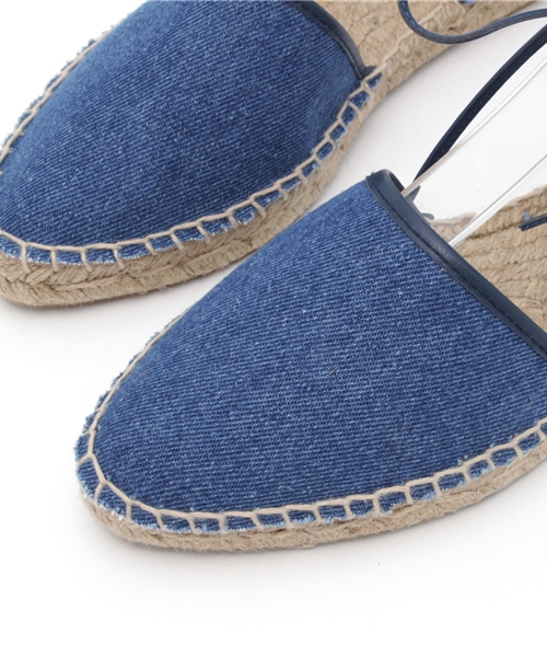 Spick & Span（スピックアンドスパン）の「【Dalson】フラットアンクルレースUPエスパ◆（サンダル・レディース・ブルー/キャメル・38/36/37）」の7枚目の写真