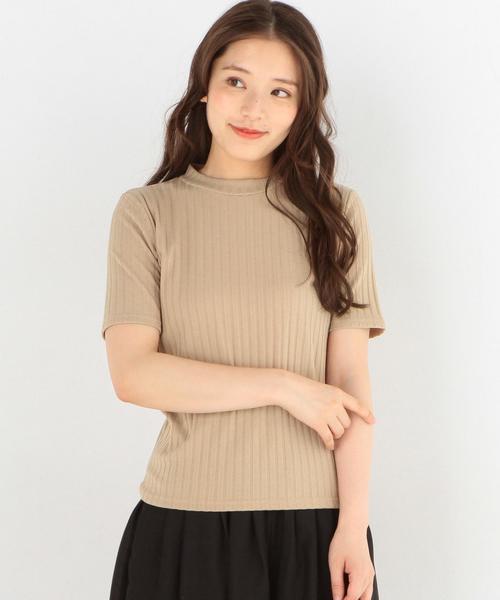 Another Edition（アナザーエディション）の「リブ5ブ袖Tシャツ/AEBFC リブ 5SL PO◆（Tシャツ/カットソー・レディース・ホワイト/ブラック/ベージュ/ライトピンク・フリー）」の3枚目の写真