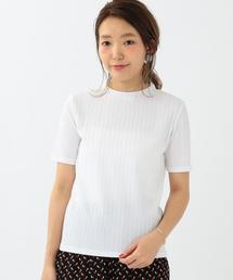 Another Edition | リブ5ブ袖Tシャツ/AEBFC リブ 5SL PO(Tシャツ/カットソー)