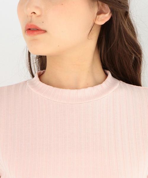 Another Edition（アナザーエディション）の「リブ5ブ袖Tシャツ/AEBFC リブ 5SL PO◆（Tシャツ/カットソー・レディース・ホワイト/ブラック/ベージュ/ライトピンク・フリー）」の9枚目の写真