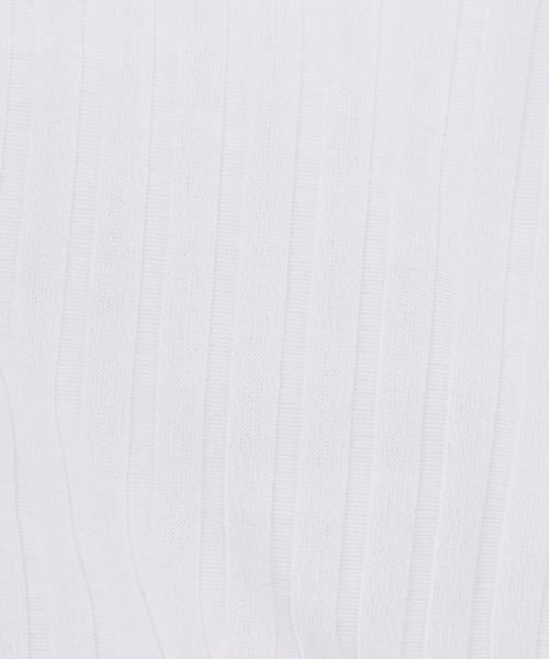 Another Edition（アナザーエディション）の「リブ5ブ袖Tシャツ/AEBFC リブ 5SL PO◆（Tシャツ/カットソー・レディース・ホワイト/ブラック/ベージュ/ライトピンク・フリー）」の16枚目の写真