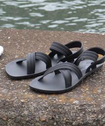 SHIPS JET BLUE | HENRY&HENRY×SHIPS JET BLUE:  ヒールストラップサンダル(サンダル)