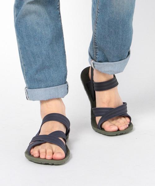 SHIPS JET BLUE（シップスジェットブルー）の「HENRY&HENRY×SHIPS JET BLUE:  ヒールストラップサンダル（サンダル・メンズ・グレー/ブラック/グリーン/ホワイト・40/39）」の5枚目の写真
