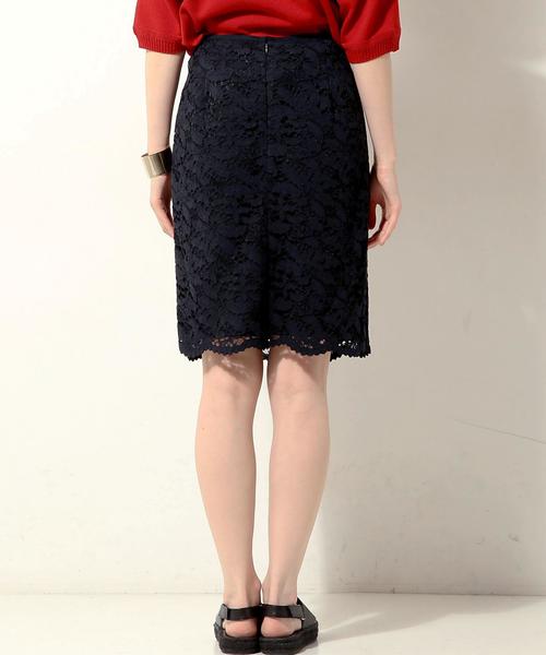 UNITED ARROWS(ユナイテッドアローズ)の「○UBMF コードレース タイトスカート②◆(スカート・レディース・ネイビー/オフホワイト/ベージュ/ライトブルー・36/40/38)」の17枚目の写真