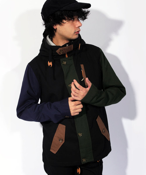 8(eight)(エイト)の「コットンツイルマウンテンパーカー(マウンテンパーカー・メンズ・ブラック/レッド/オレンジ/ベージュ/マスタード/グリーン/オリーブ/ブルー系その他/ロイヤルブルー/ネイビー/カラフル・MEDIUM/LARGE/X-LARGE)」の11枚目の写真