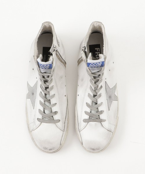 GOLDEN GOOSE(ゴールデングース)の「GOLDEN GOOSE DELUXE レザースニーカー G29MS591(スニーカー・メンズ・ホワイト・41/42)」の5枚目の写真
