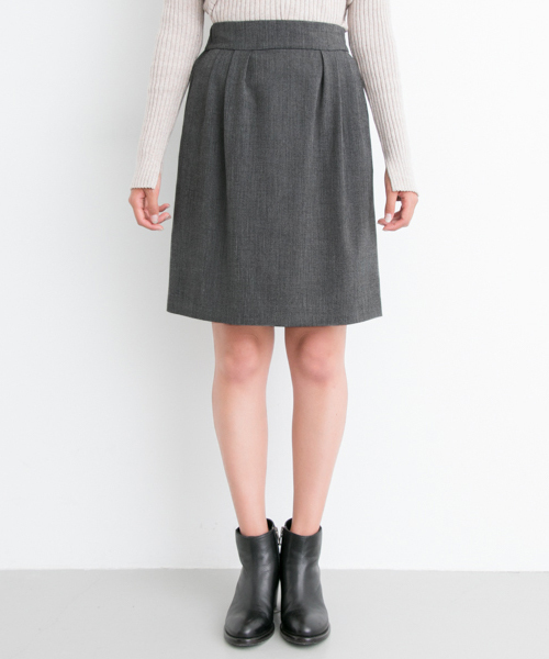 URBAN RESEARCH（アーバンリサーチ）の「UR コスミカルウォームタックスカート（スカート・レディース・ベージュ系その他/ライトグレー/ブラック/ブラック系その他・FREE）」の14枚目の写真