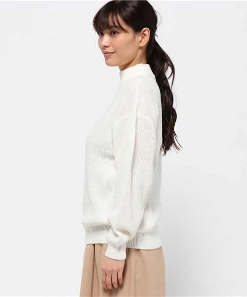 WEGO（ウィゴー）の「WEGO/ボトルネックBIGニット（ニット/セーター・レディース・杢グレー/ターコイズブルー/オフホワイト/ピンク系その他・FREE）」の11枚目の写真