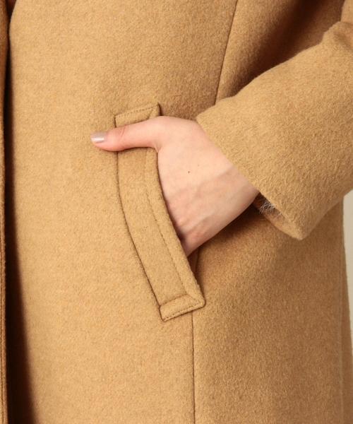 Another Edition（アナザーエディション）の「ダブルクロスチェスターコート/ AEBFC ﾀﾞﾌﾞﾙｸﾛｽCHESTER CT（チェスターコート・レディース・ブラック/グレー/ベージュ・MEDIUM/SMALL）」の19枚目の写真