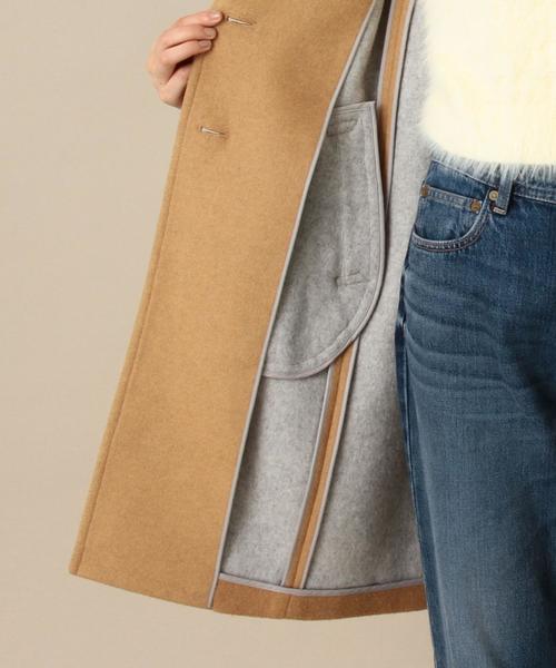 Another Edition（アナザーエディション）の「ダブルクロスチェスターコート/ AEBFC ﾀﾞﾌﾞﾙｸﾛｽCHESTER CT（チェスターコート・レディース・ブラック/グレー/ベージュ・MEDIUM/SMALL）」の9枚目の写真