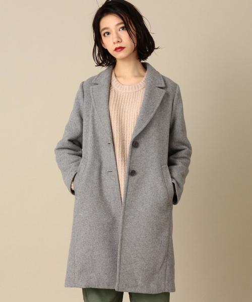 Another Edition（アナザーエディション）の「ダブルクロスチェスターコート/ AEBFC ﾀﾞﾌﾞﾙｸﾛｽCHESTER CT（チェスターコート・レディース・ブラック/グレー/ベージュ・MEDIUM/SMALL）」の12枚目の写真