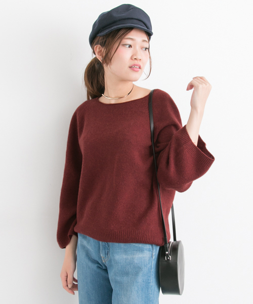 URBAN RESEARCH（アーバンリサーチ）の「UR 袖ワイドニット（ニット/セーター・レディース・ブラウン系その他/ベージュ・FREE）」の3枚目の写真